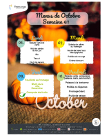 Lundi 06 au vendredi 10 octobre