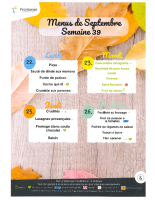 Lundi 22 auvendredi 26 septembre