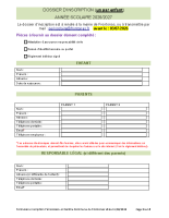 Dossier 2026-2027- Inscription cantine garderie